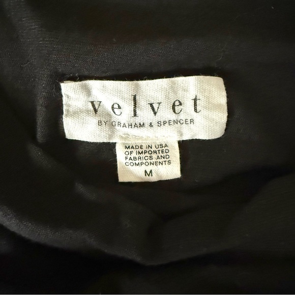 VELVET by Graham & Spencer Black Cowl Neck Pullover Ruched Bodycon Dress Medium - Picture 5 of 13